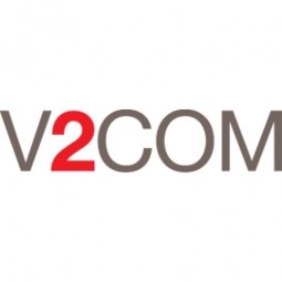 V2COM Logo